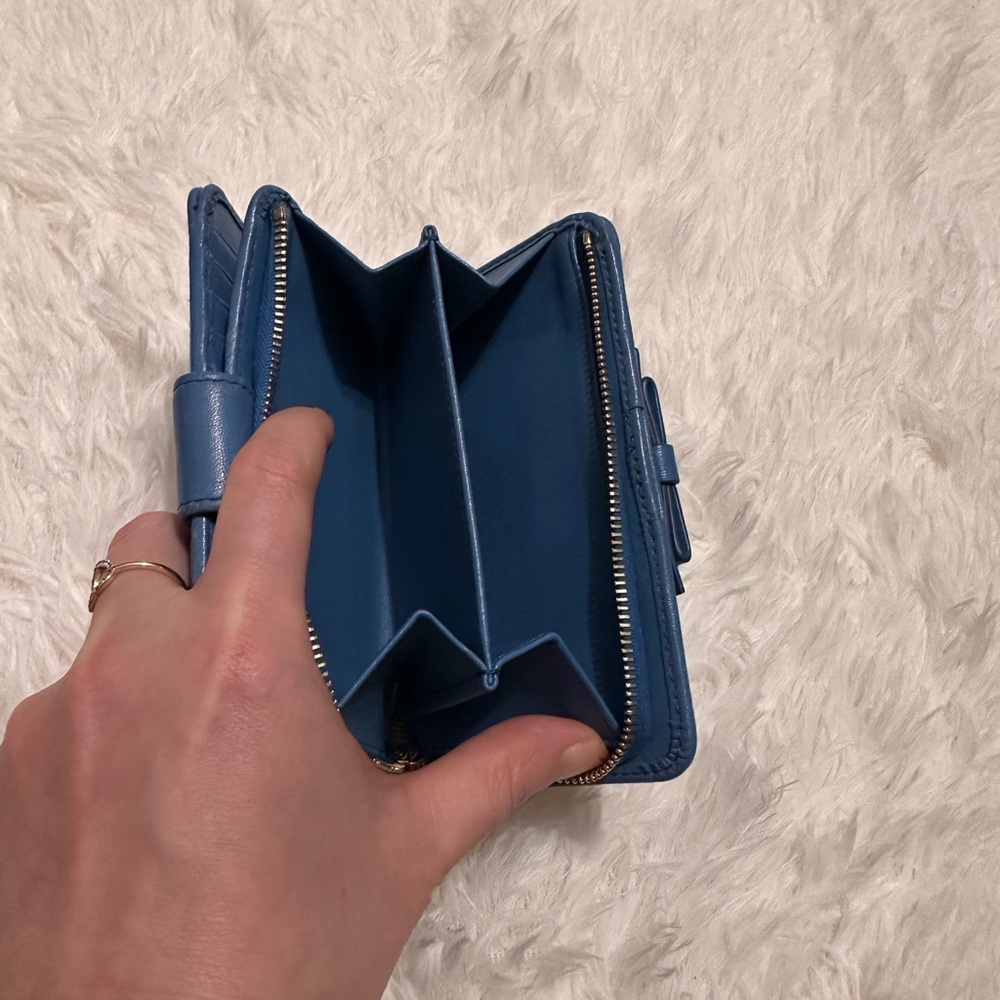 Prada Sky Blue Leather Wallet - Picture 4 of 9